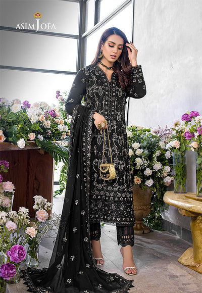 ASIM JOFA EMBROIDERED LAWN-AJCK-08