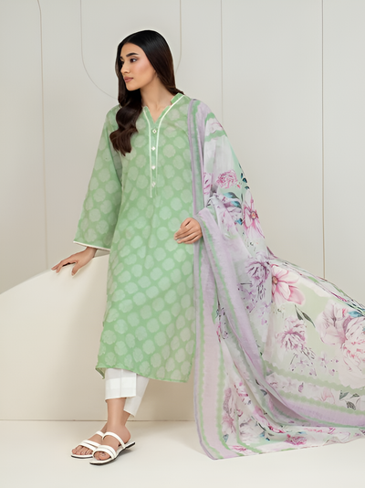 2 Piece Lawn Suit-Printed