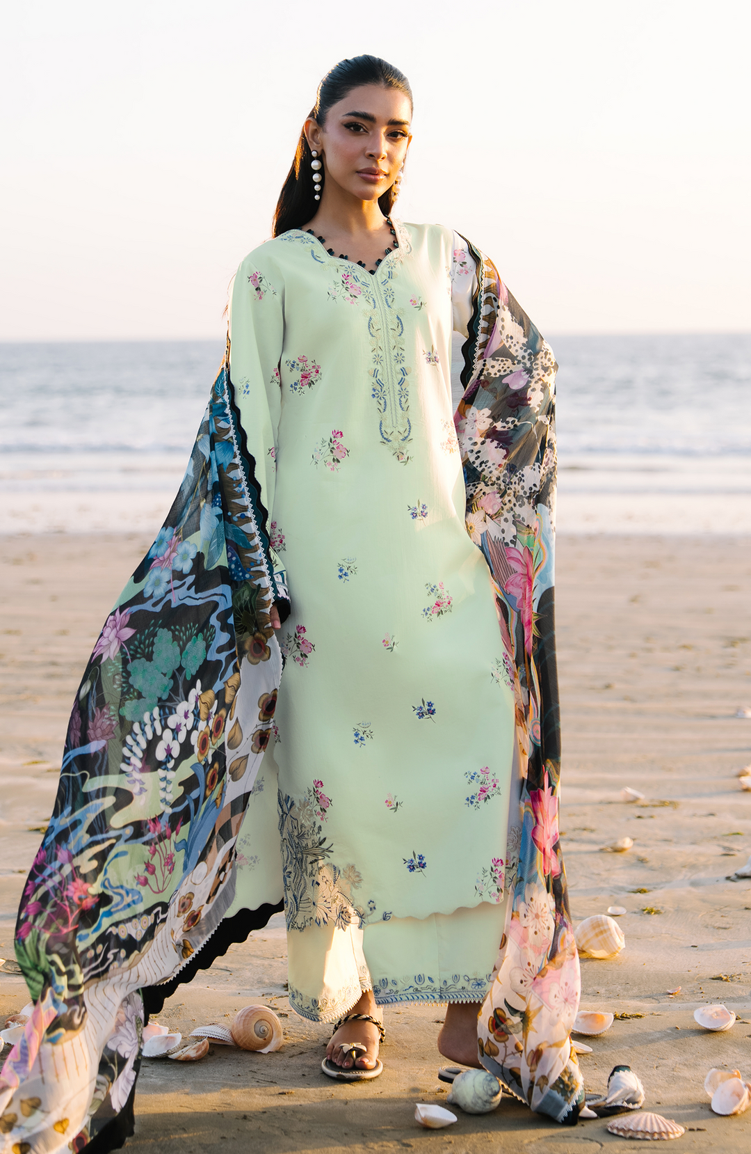 Afsanah Unstitched Lawn