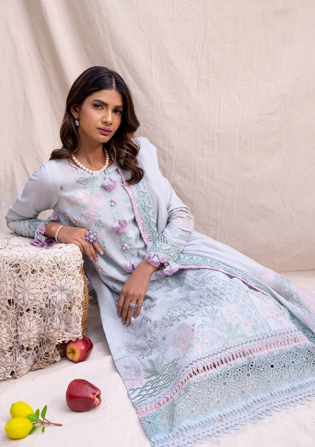 3 PIECE EMBROIDERED LAWN