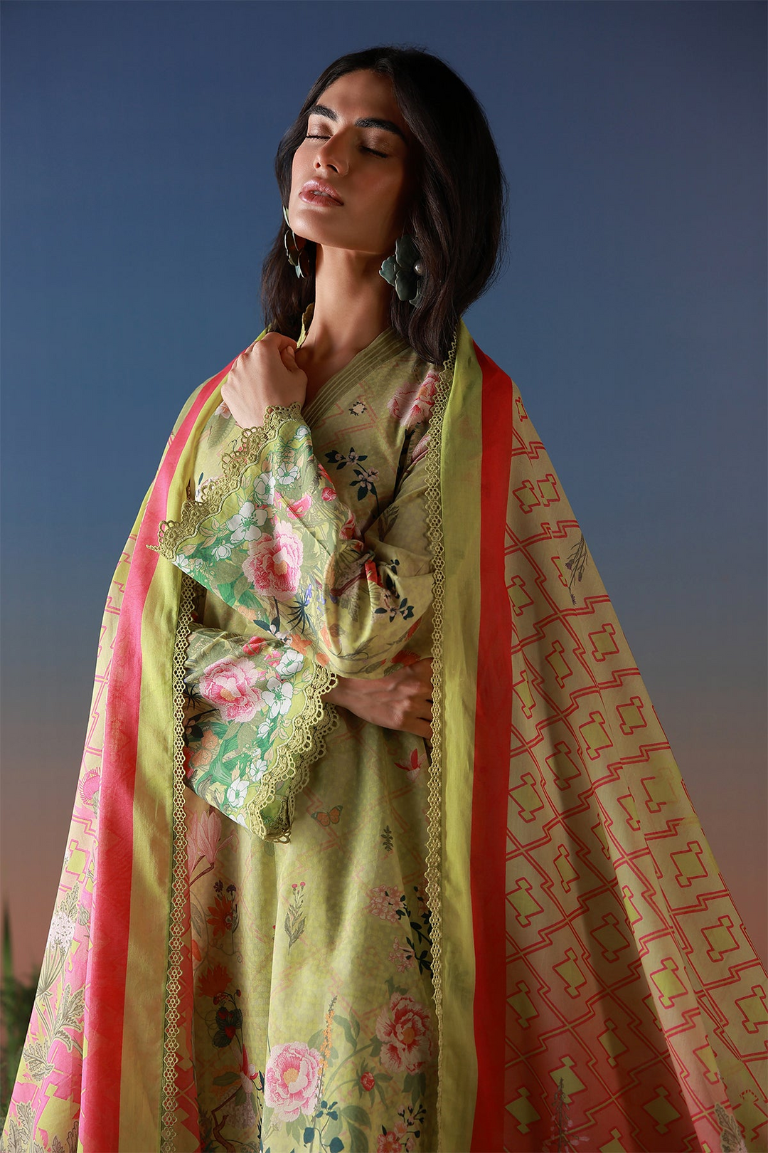 Mirha Unstitched Printed Lawn