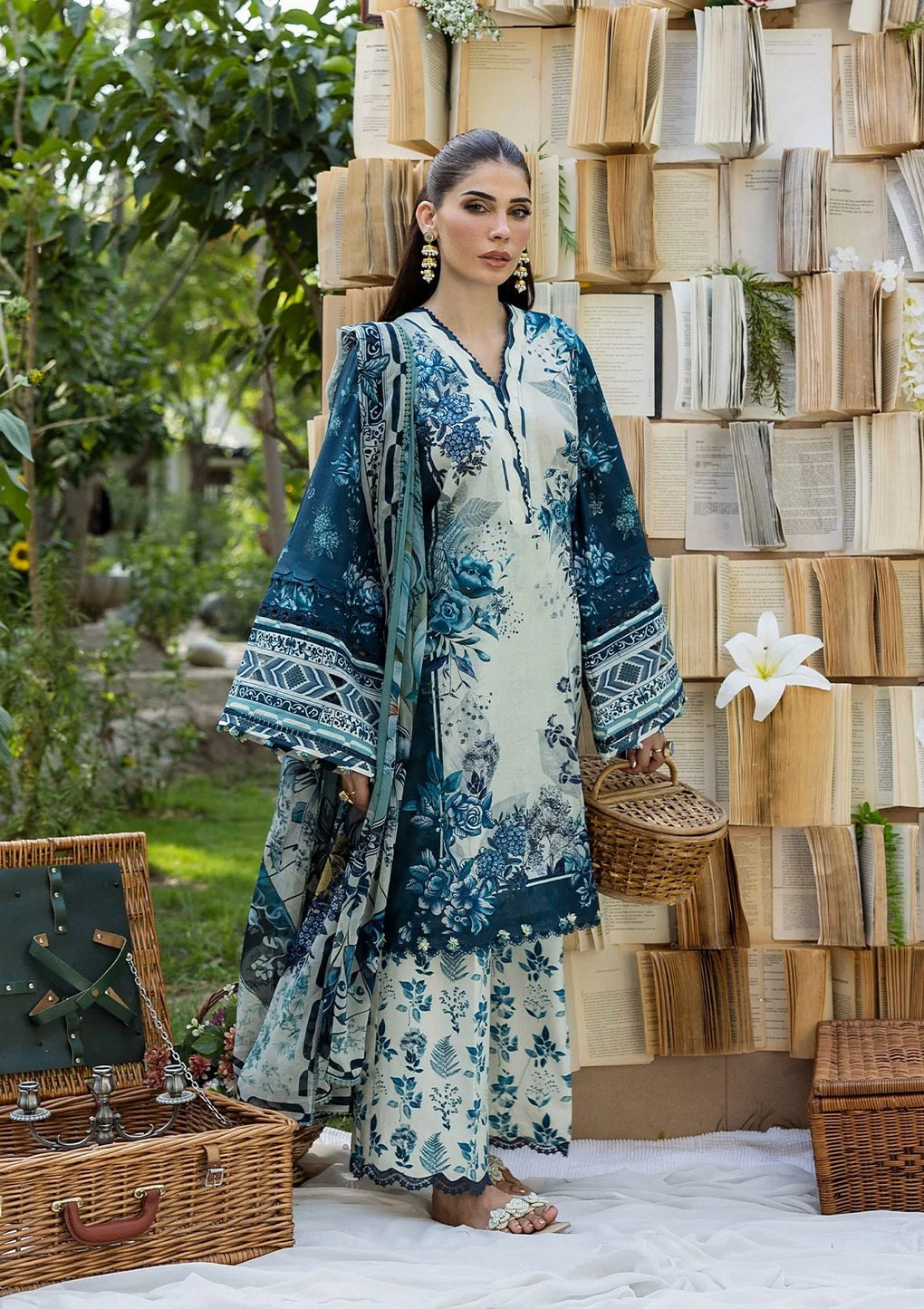 Elaf Prints with Chiffon Dupatta
