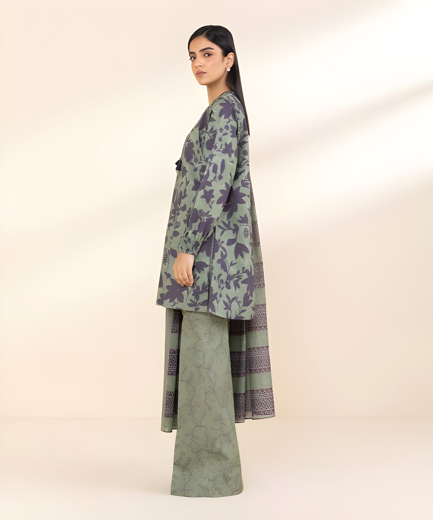 3 PIECE PRINTED LAWN SUIT