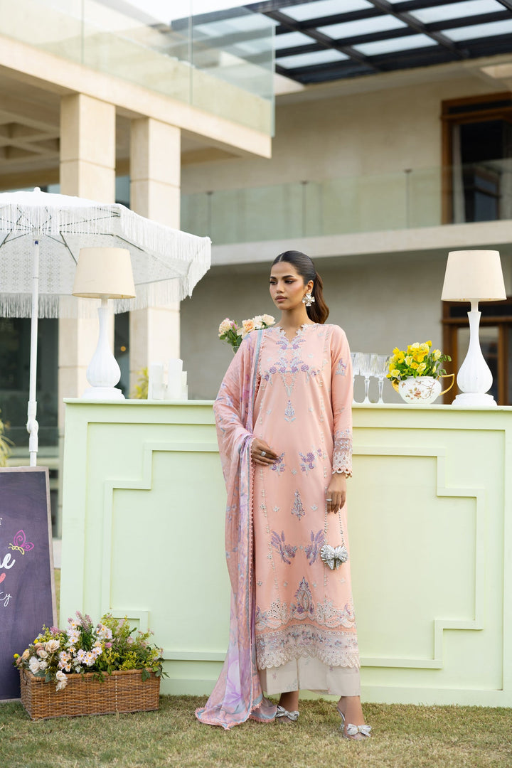 Embroidered 3-Piece Lawn Suit