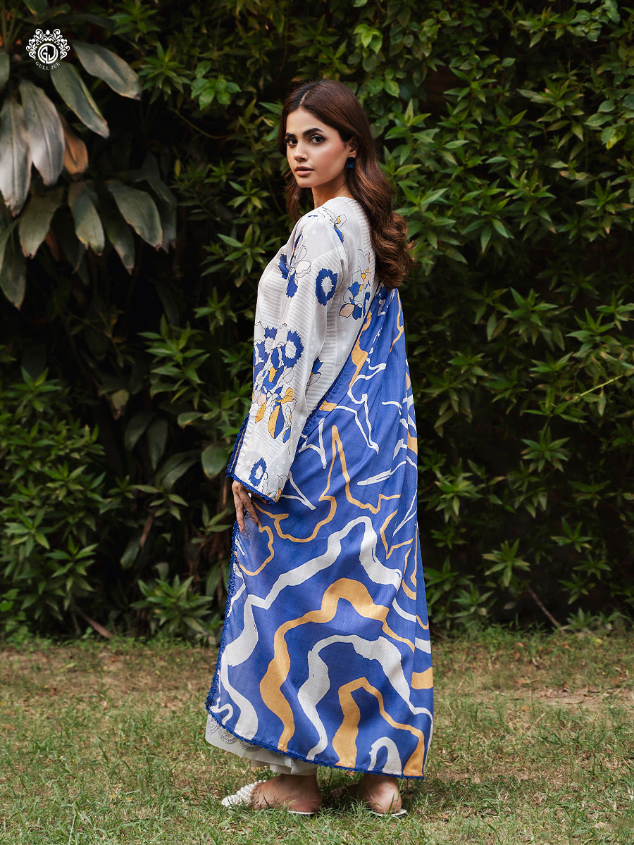 Preimum Gullbano Printed Lawn