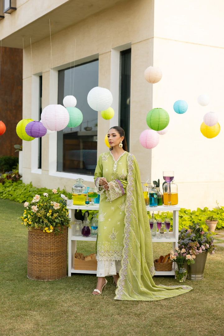 Embroidered 3-Piece Lawn Suit