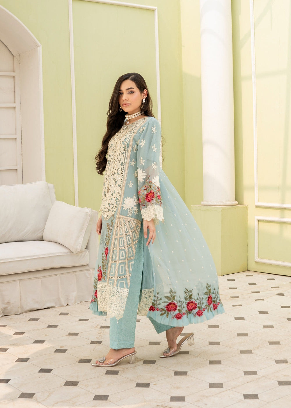 Uffaq EMBROIDRED CHIFFON
