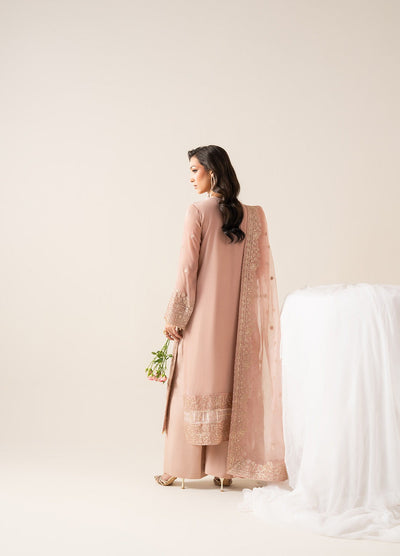 Freesia Zaib Embroirdered Chiffon