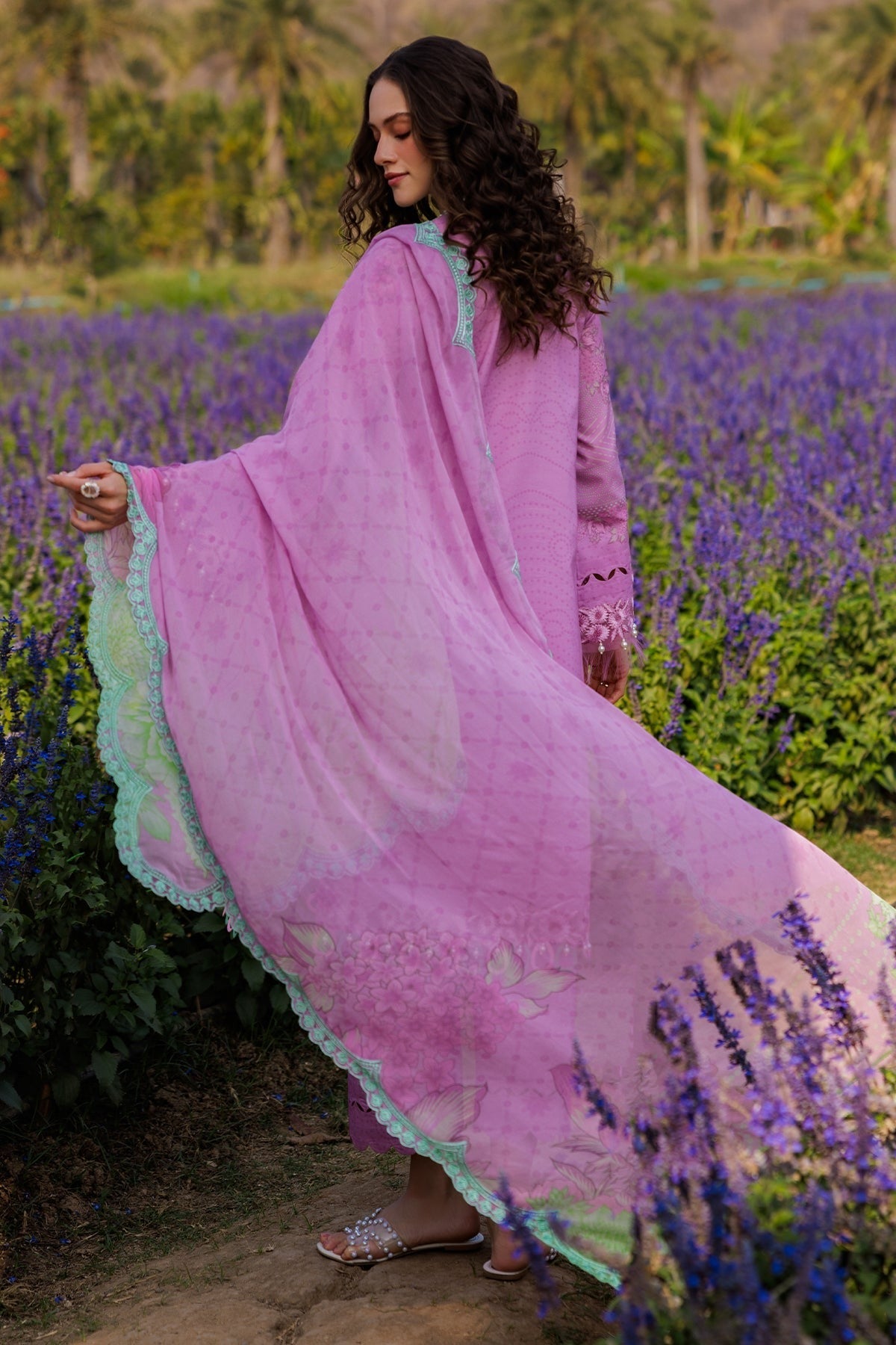 3-PC Unstitched Embroidered Lawn Collection