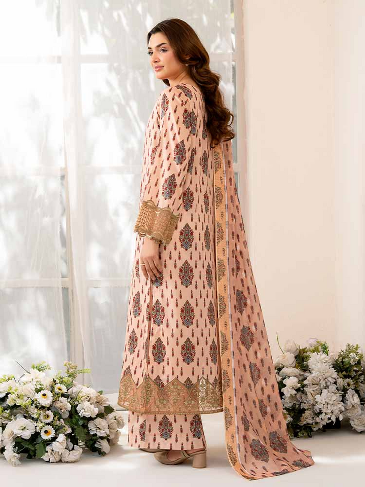 NOVA 3-Piece Unstitched Digital Printed Lawn Embroidered Suit