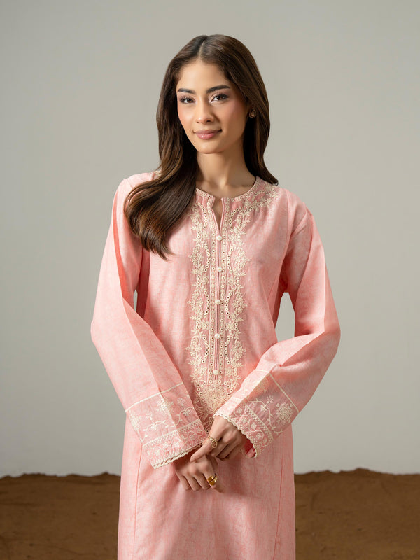Jacquard Shirt-Embroidered (Pret)