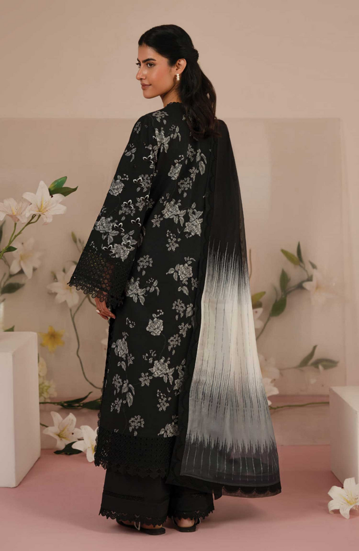 Embroidered Lawn Unstitched 3 Piece
