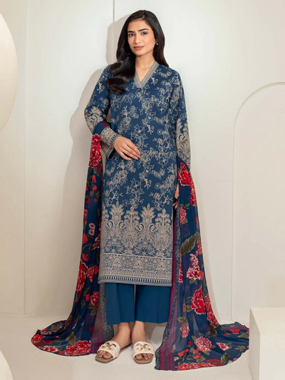 3 Piece Lawn Suit-Paste Print