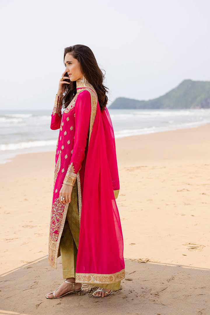 3 Piece Embroirdered Chiffon