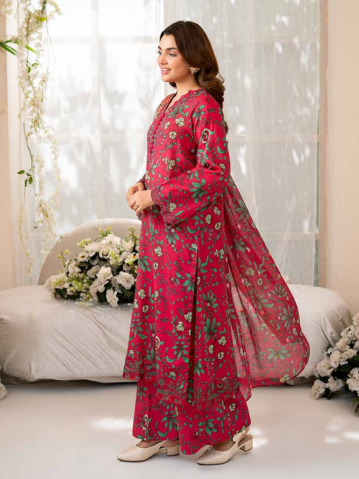 NOVA 3-Piece Unstitched Digital Printed Lawn Embroidered Suit