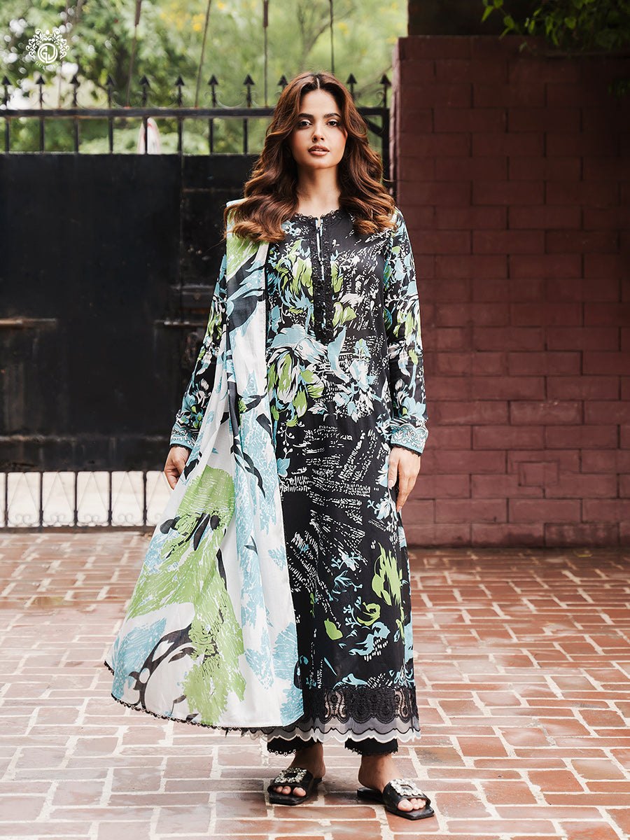 Preimum Gullbano Printed Lawn