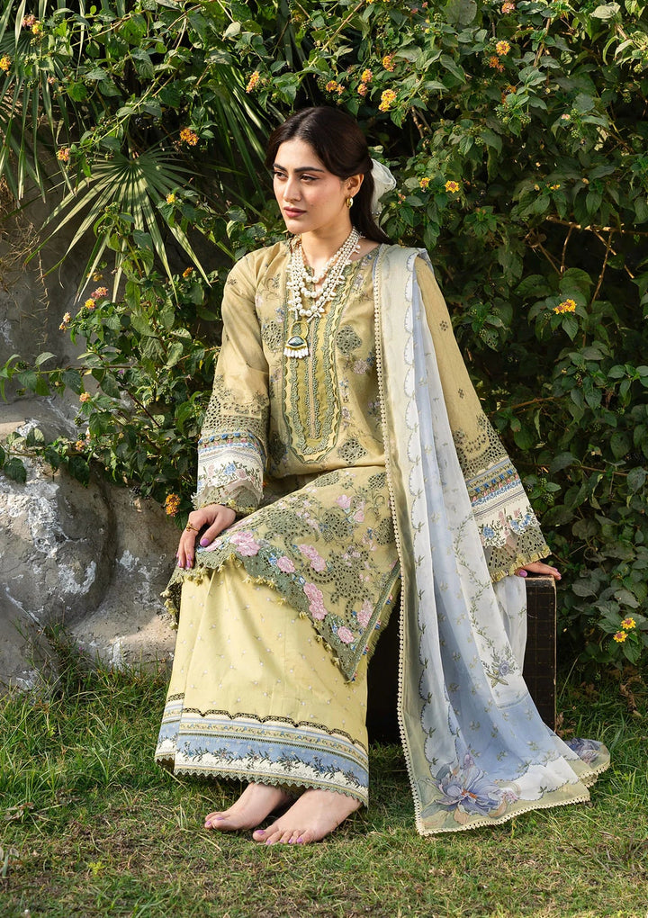 CHIKANKARI PRINTS WITH CHIFFON DUPATTA