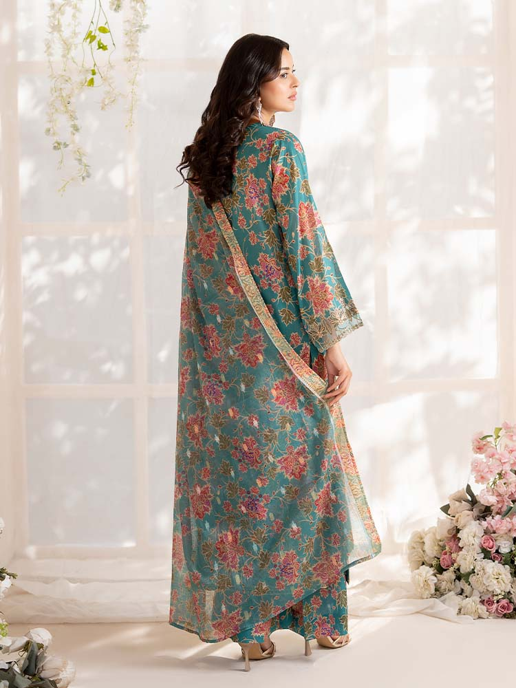 NOVA 3-Piece Unstitched Digital Printed Lawn Embroidered Suit