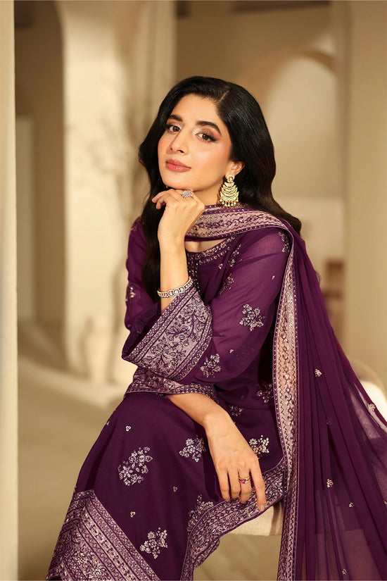 Sequins Embroidered Chiffon