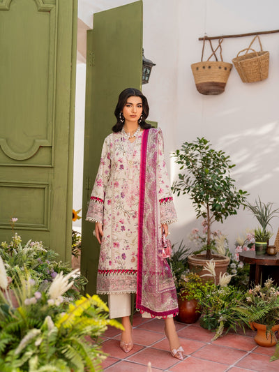 Husn-E-Arah Unstitched Lawn