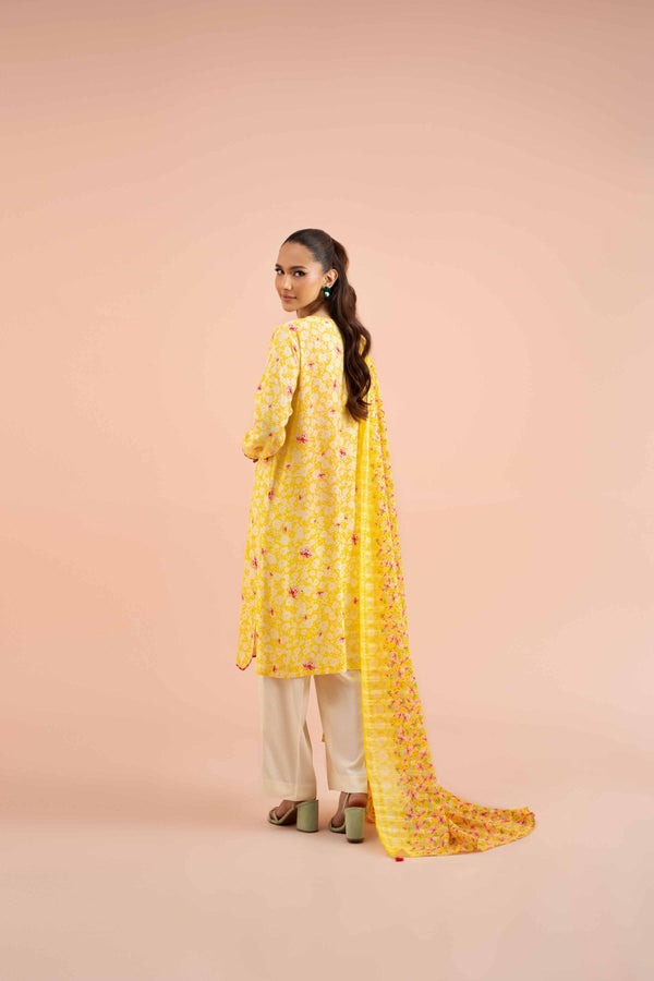 Nishat Linen || 3 Piece - Printed Suit - 42402103