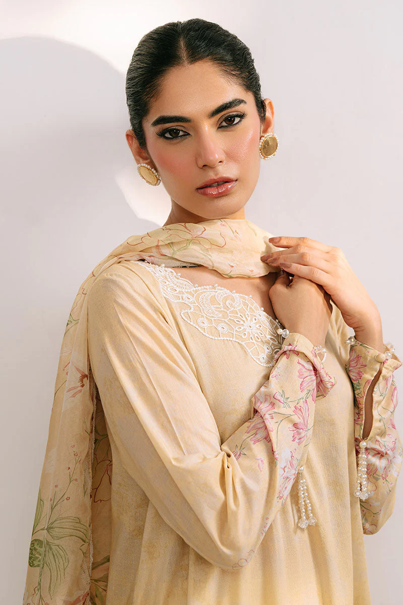 3PC PRINTED CAMBRIC SUIT