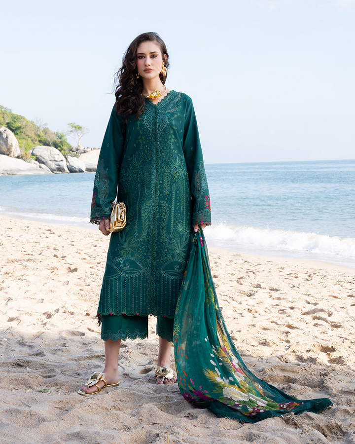 3Pc Lawn Embroidered Suit