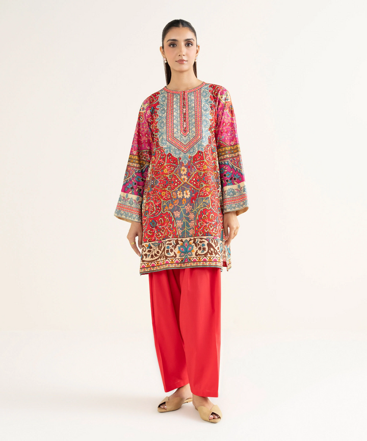 Embroidered Linen Viscose Shirt