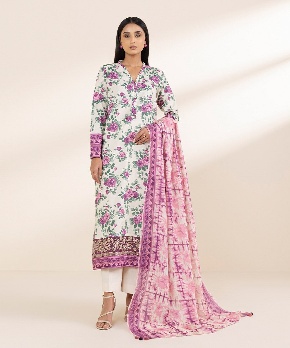 2 Piece - Embroidered Lawn Suit