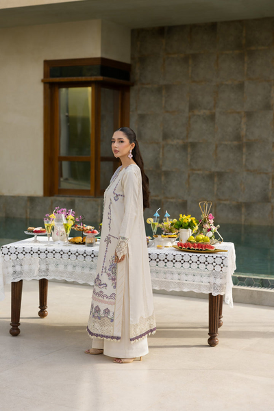 Embroidered 3-Piece Lawn Suit