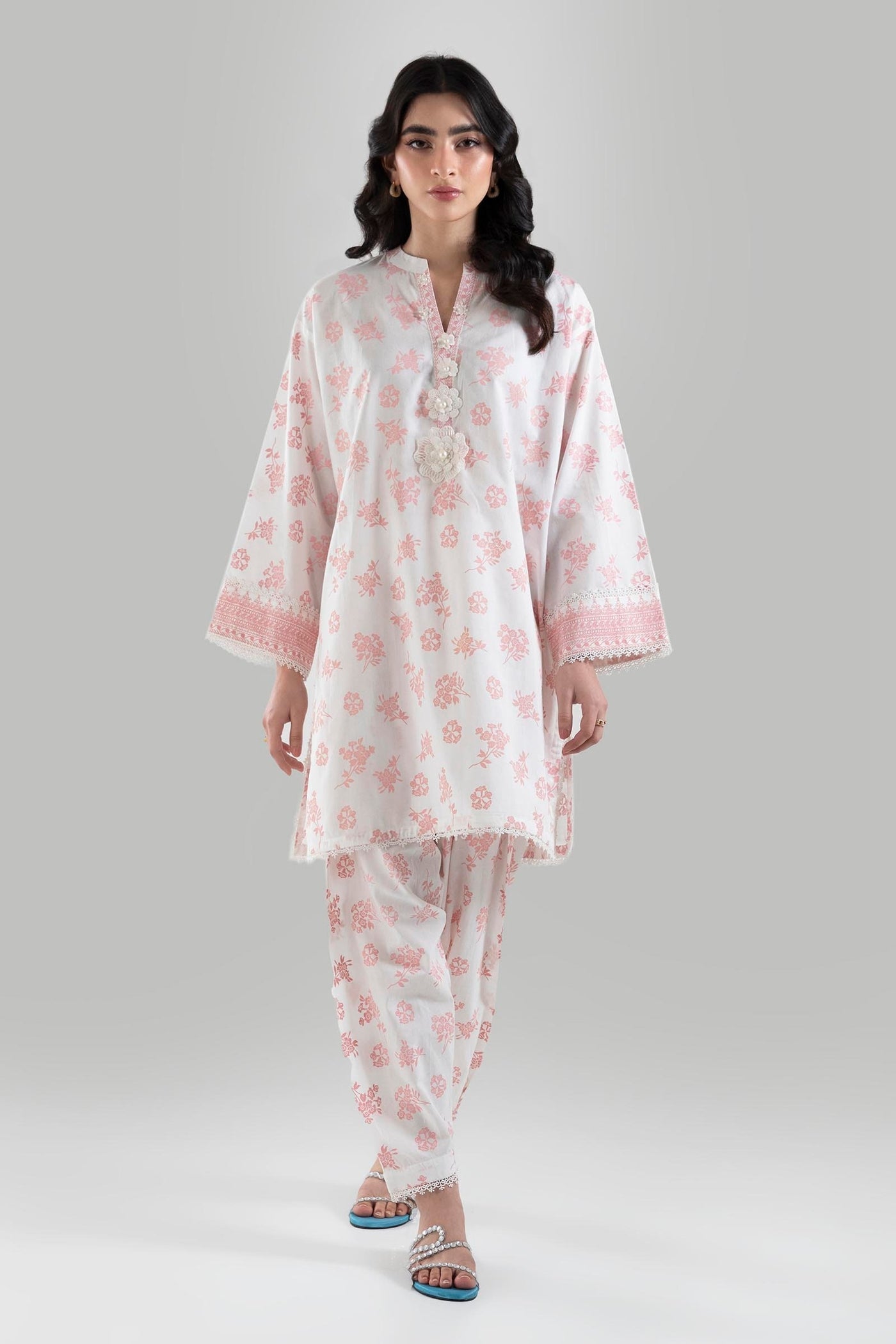 SANA SAFINAZ PRET SHIRT WITH PANT || SS24ESE213P2T