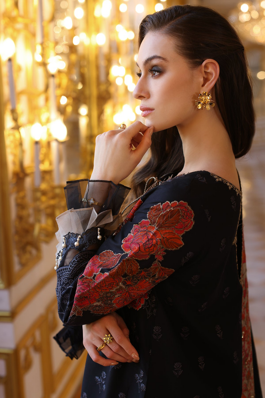 3-PC Unstitched Premium Chiffli Collection
