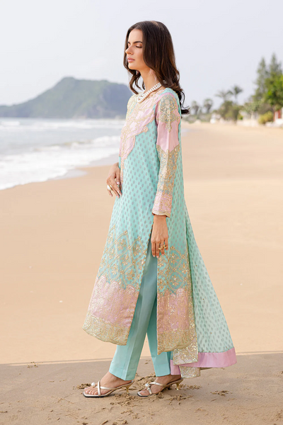 3 Piece Embroirdered Chiffon
