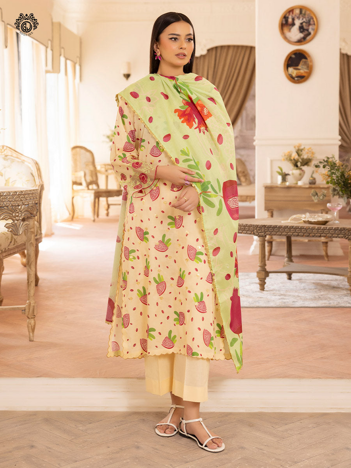 Asha 3 PC UNSTITCHED