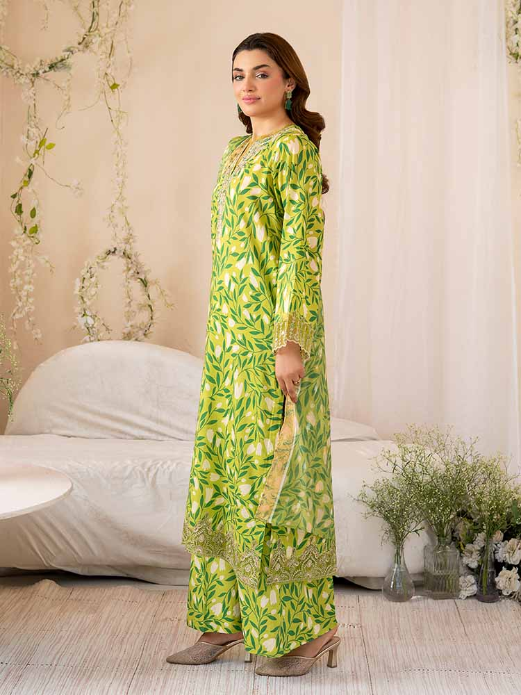 NOVA 3-Piece Unstitched Digital Printed Lawn Embroidered Suit