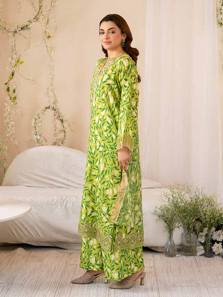 NOVA 3-Piece Unstitched Digital Printed Lawn Embroidered Suit