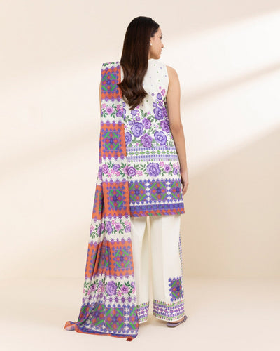 PIECE-PRINTED LAWN SUIT