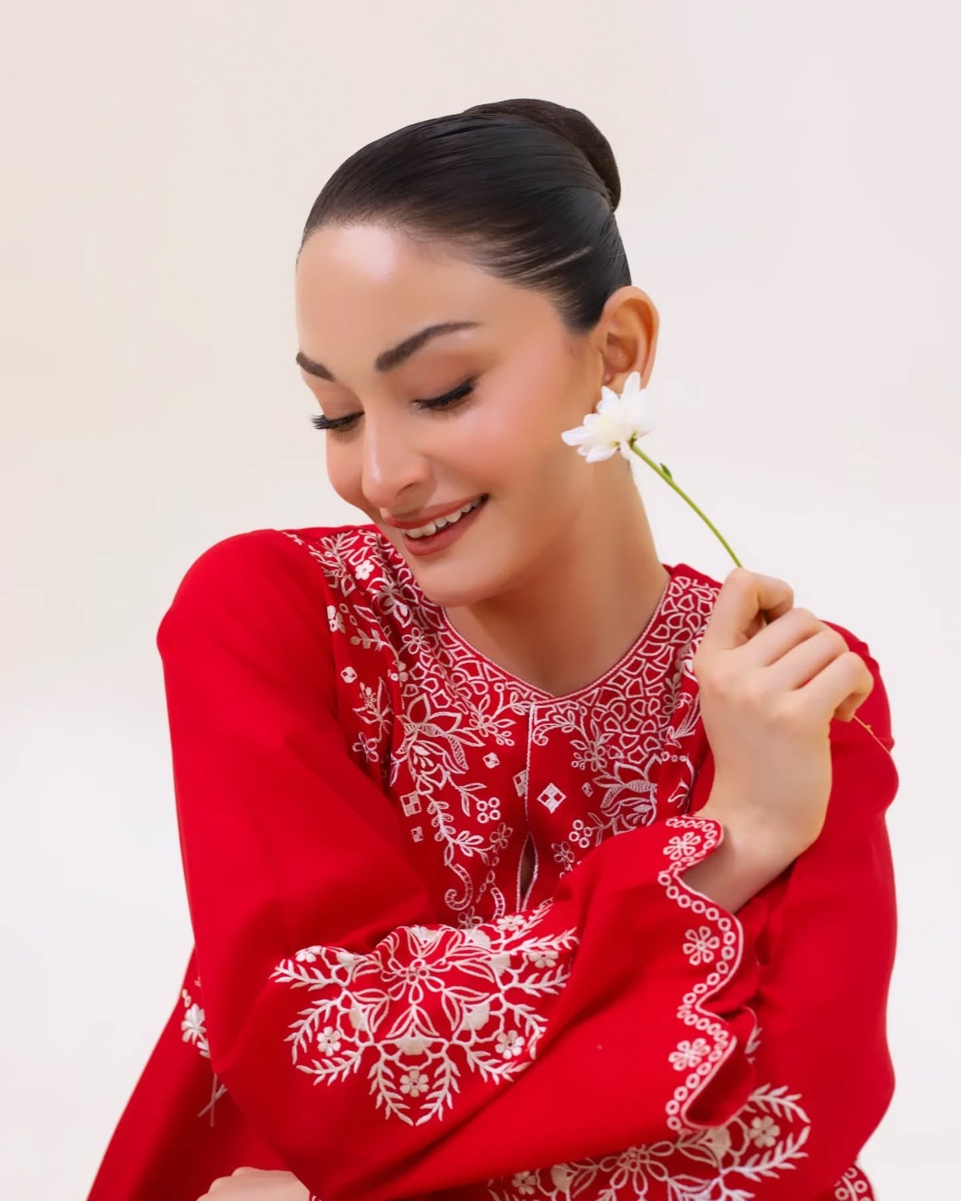 Pure Embroidered Lawn Shirt