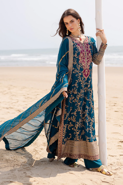 3 Piece Embroirdered Chiffon