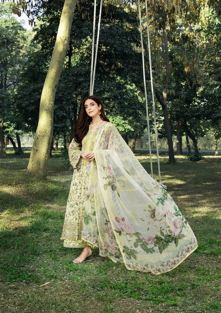 CHIKANKARI PRINTS WITH CHIFFON DUPATTA