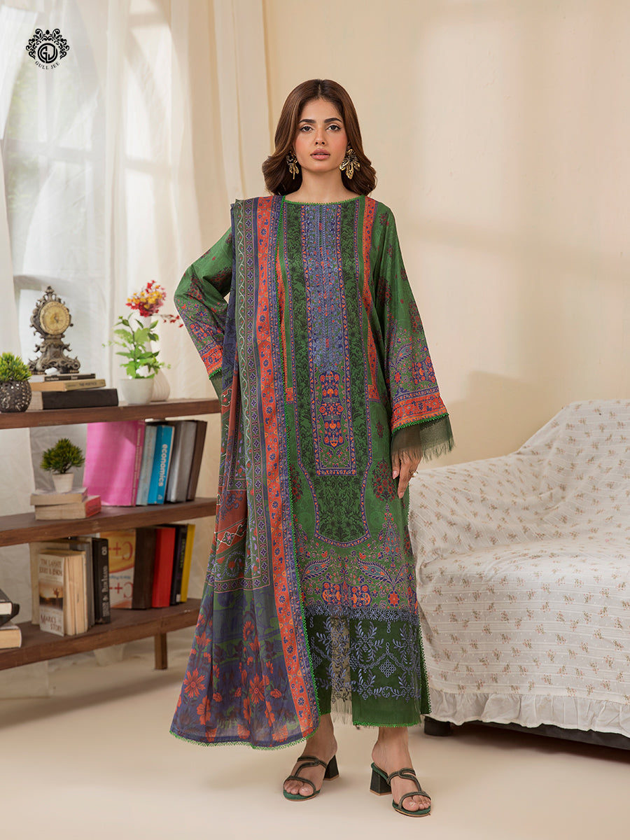 Rang Pasand Unstitched Three Piece