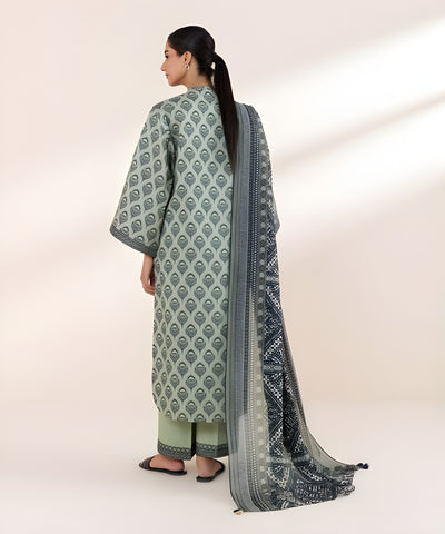 3 PIECE - PRINTED LAWN SUIT