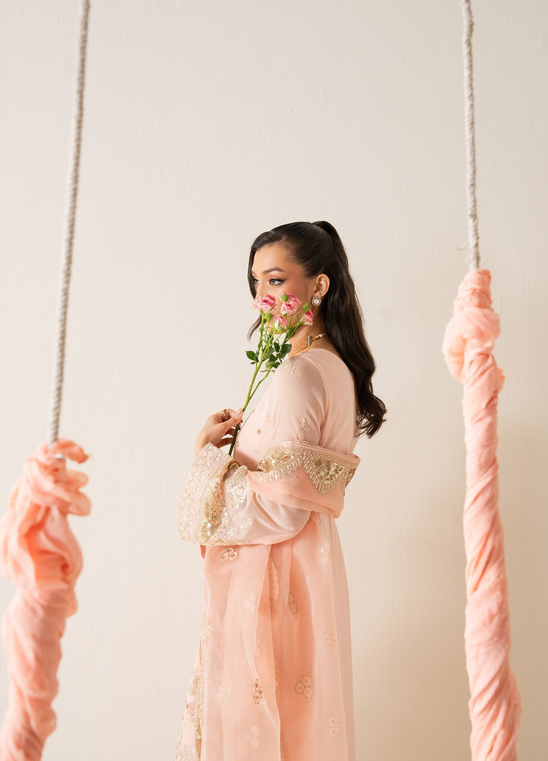 Freesia Zaib Embroirdered Chiffon