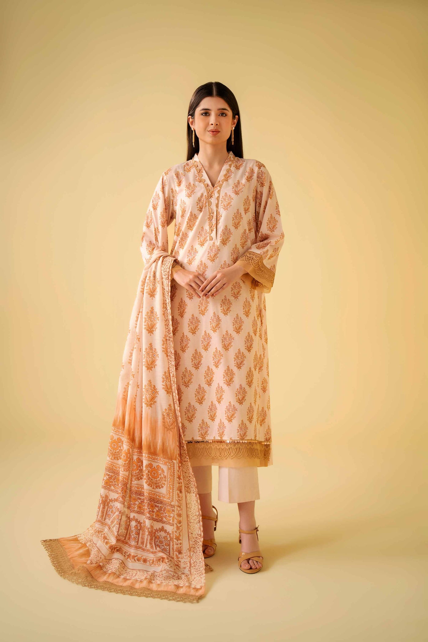 NISHAT LINEN 2 Piece  Printed Lawn