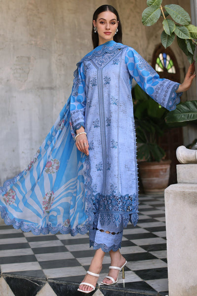 3-PC Unstitched Embroidered Printed Lawn Collection
