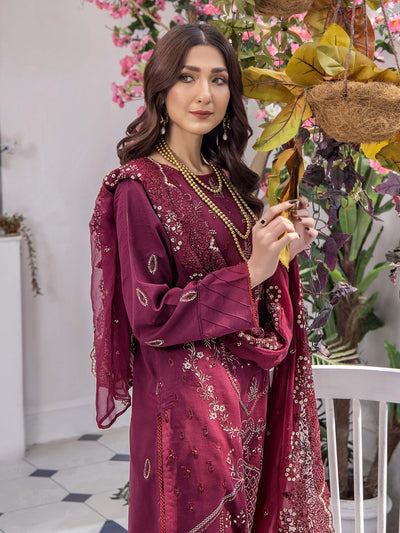 Afsoon by Humdum Embroidered Swiss Lawn