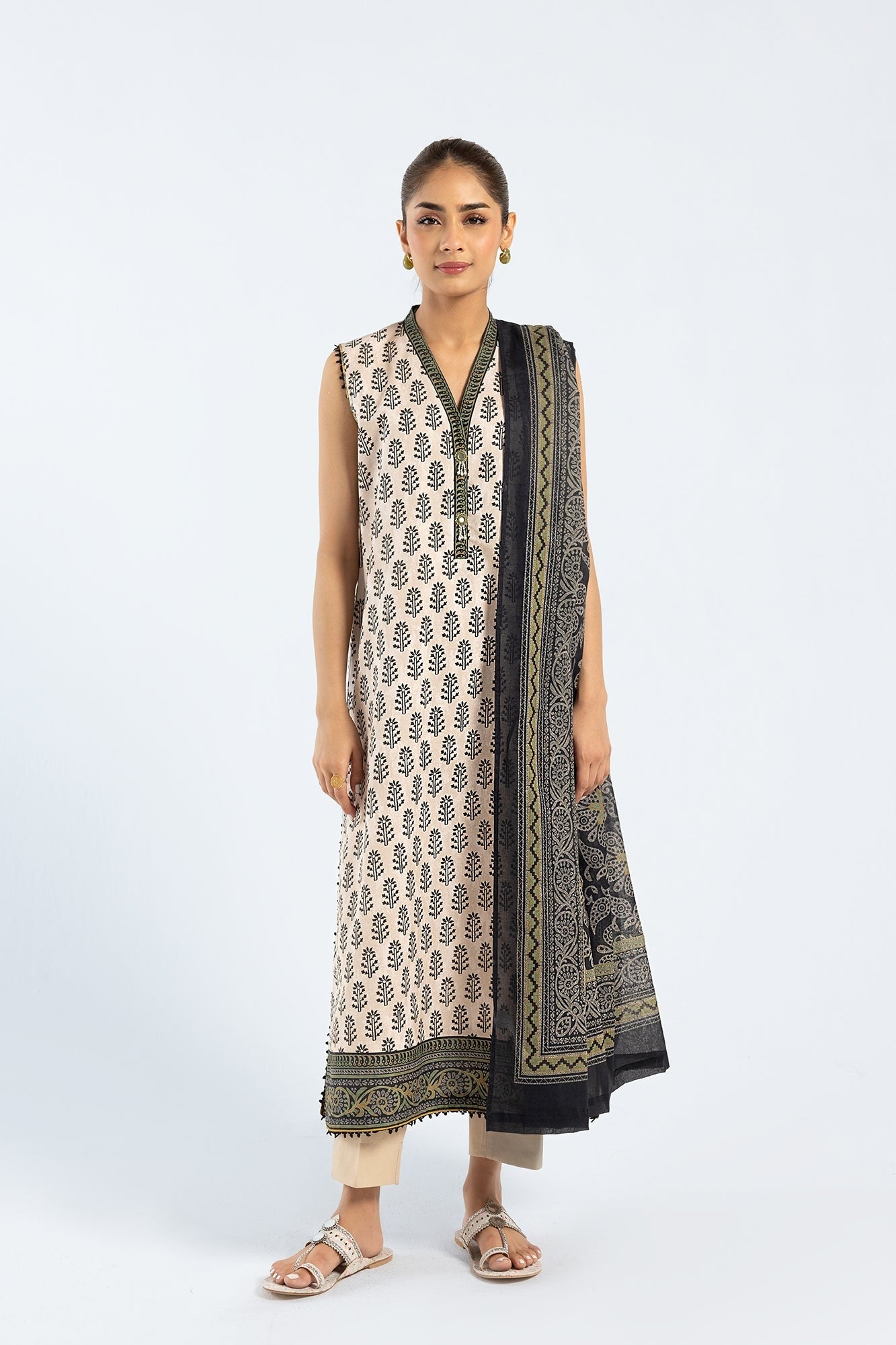 Ethnic Unstitched Lawn