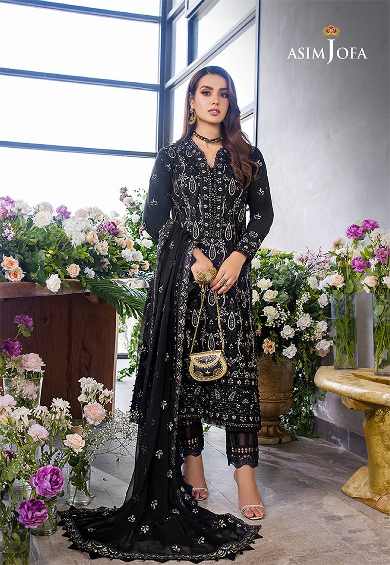 ASIM JOFA EMBROIDERED LAWN-AJCK-08