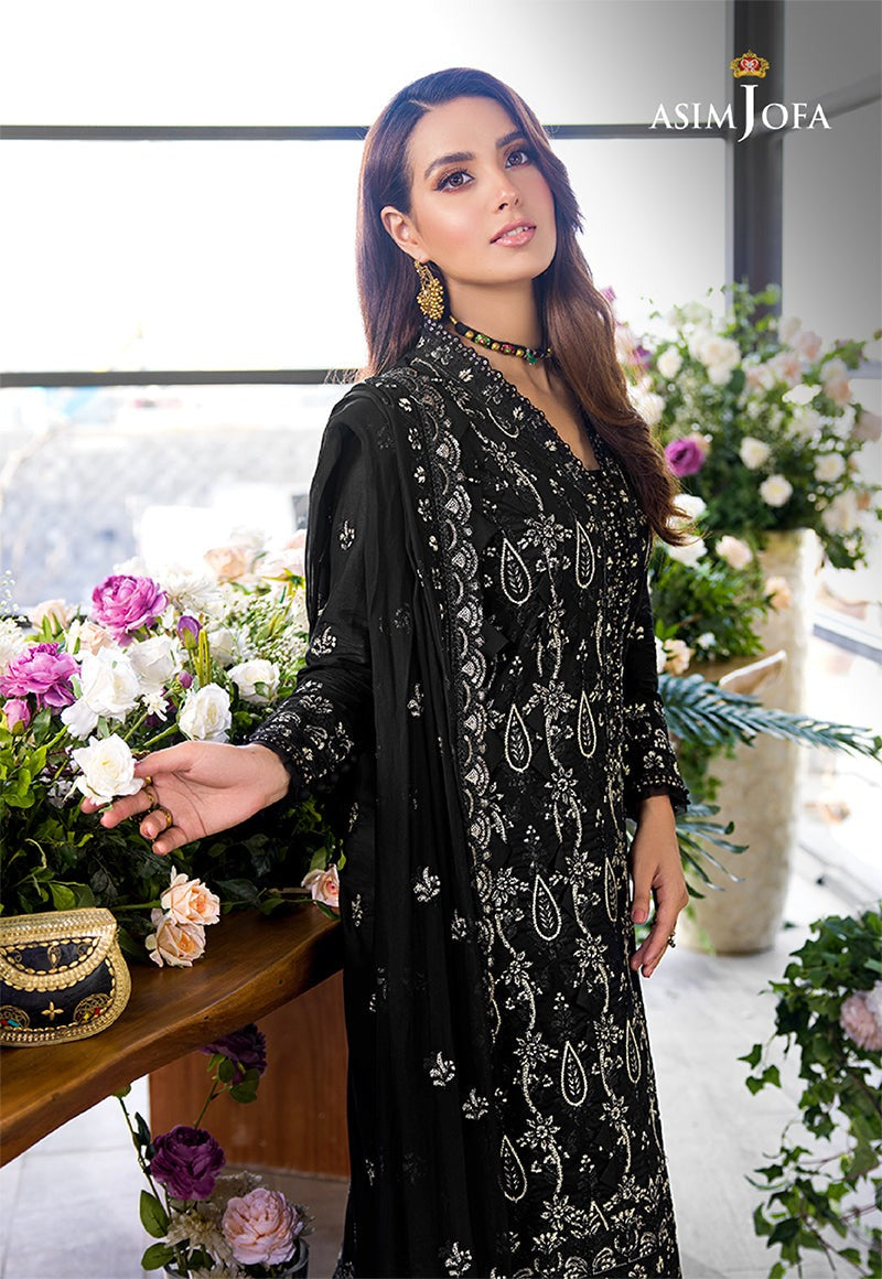 ASIM JOFA EMBROIDERED LAWN-AJCK-08