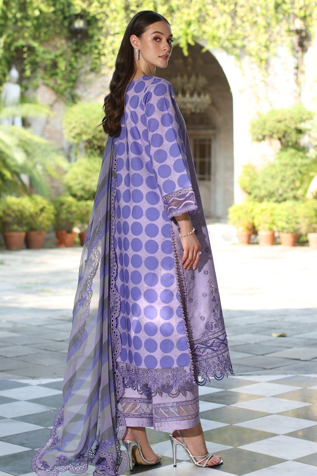 3-PC Unstitched Embroidered Printed Lawn Collection